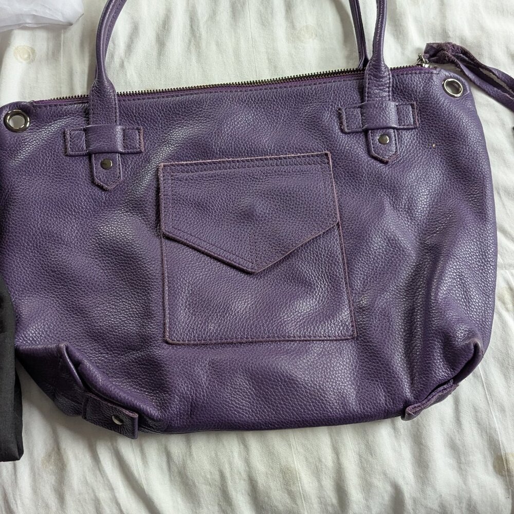 Allison Burns Purple Bag